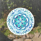 Screen Door Magnets Double Sided – Keep People, Kids, and Dogs from Running into The Screen Door - Robbins Aria Blue Mandala