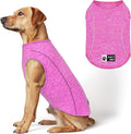 KYEESE Reflective Dog Shirt, Lightweight Sun Protection Dog T Shirts for Large Dogs Girl, Breathable Sleeveless Pet Tank Top Summer Dogs Clothes for Night Walking Outdoor, Rose Red, 3XL