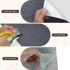 Cat Scratch Furniture Protector, Self-Adhesivet Scratch Mats Deterrent for Furniture, DIY Climbing Cat Scratcher Couch Protector from Cat Claws(Light Grey, 78.7x15.8Inch)