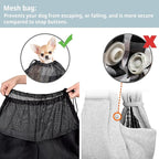 CUBY Dog and Cat Sling Carrier - Adjustable Breathable Mesh Small Pet Sling - Soft Pouch and Tote Design - Suitable for Puppy, Small Dogs Cats Outdoor