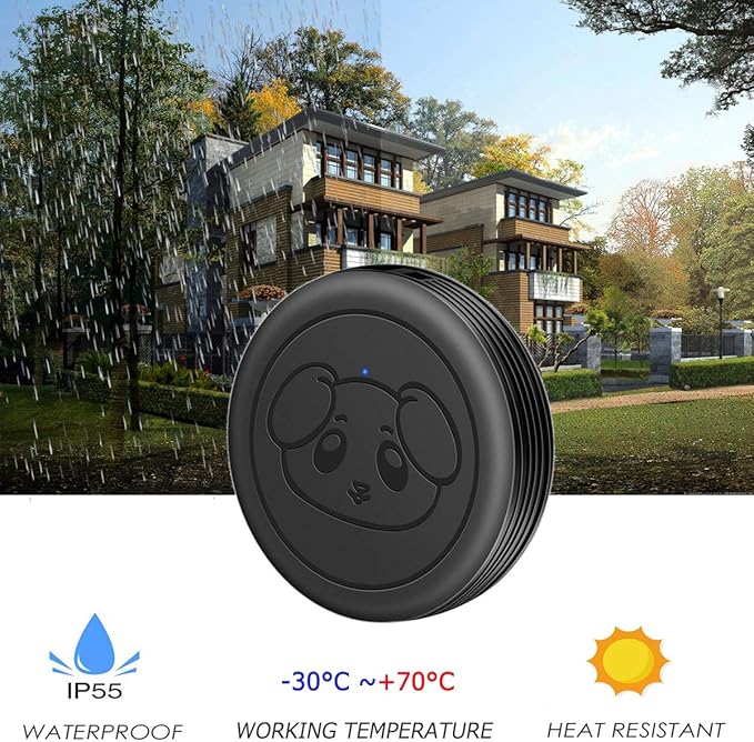 EverNary Dog Door Bell, Wireless Doggie Doorbells for Potty Training,Dog Bells to Go Outside, Dog Bells with Waterproof Touch Button, Dog Bell with 1 Receiver and 3 Transmitters, Black