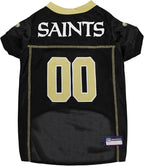 Pets First NFL New Orleans Saints Dog Jersey, Size XX-Large, Football Shirt Costume for Pet, Dog Sports T-Shirt, NFL Team Clothing for Cats, Licensed Pet Apparel Available in 7 Sizes and 32 Teams