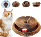 Cat Toy, Cat Scratchers for Indoor Cats Magic Organ Foldable Cardboard Cat Scratcher Kitten Toy Interactive Relieve Boredom and Exercise Brown (Brown, 8XL)