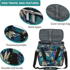 BAGLHER Dog Travel Bag, Pet Travel Bag (ALL Pet Travel Supplies), With 2 Pet Food Containers and 2 Collapsible Silicone Bowls; Essential Kits for Travel Hawaii