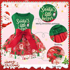 XPUDAC Dog Christmas Dress Outfit Snowman Tulle Dress Holiday Dog Clothes for Small Dogs Girl, Santa Pet Costume Cat Outfits-XS