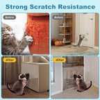 Cat Scratch Furniture Protector, 11.8"x196.8" Couch Protector from Cat Claws Cat Scratch Deterrent Furniture Protectors, Single-Sided Sticky Clear Cat Scratch Protector for Furniture Door Walls