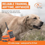 SportDOG SportTrainer Remote Trainer - Reliable Off-Leash Control - OLED Screen - Waterproof Dog Training Collar - Rechargeable E-Collar - 1/2 Mile-Range - Orange