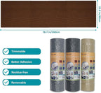 Cat Wall Scratcher，Couch Corner Protectors for Cats，78.7 * 15.8in Adhesive Carpet Remnants Roll，Sticky Furniture Scratch Guards(Brown)
