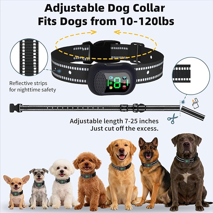 Dog Shock Collar-4900Ft Dog Training Collar with Remote,IP67 Waterproof Electric Collar with 4 Training Modes,Support Remote Calling Feature,Rchargeable E-Collarfor All Dog Sizes (10-120lbs)