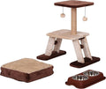 PetPals PP17191 Kitty Cat Tree Starter Kit, One Size, Brown