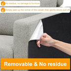 Large Cat Scratching Mat, 118"x15.8" Self-Adhesive Scratch Furniture Protector, Trimmable DIY Wall Climbing Carpet, Couch Protector, Scratching Pad Replacement (Black, 118"x15.8")