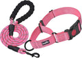 haapaw Martingale Dog Collar with Quick Release Buckle Reflective Dog Training Collars for Small Medium Large Dogs