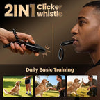 Dog Training Collar with Clicker - 4200Ft E Collar for Dogs Training IPX7 Waterproof with 3 Training Modes, Dog Training Collar for Dogs(15-140 lbs)