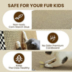 Cat Scratching Board, 2 Packs Corrugate Cat Scratcher for Indoor Cats, Cat Scratch Pad with Double-Sided Usability