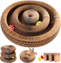 Double-Layer Cat Track Ball Toy, Cat Ball Adventure The Ultimate Interactive Mental Physical Exercise for Indoor Cats Toy
