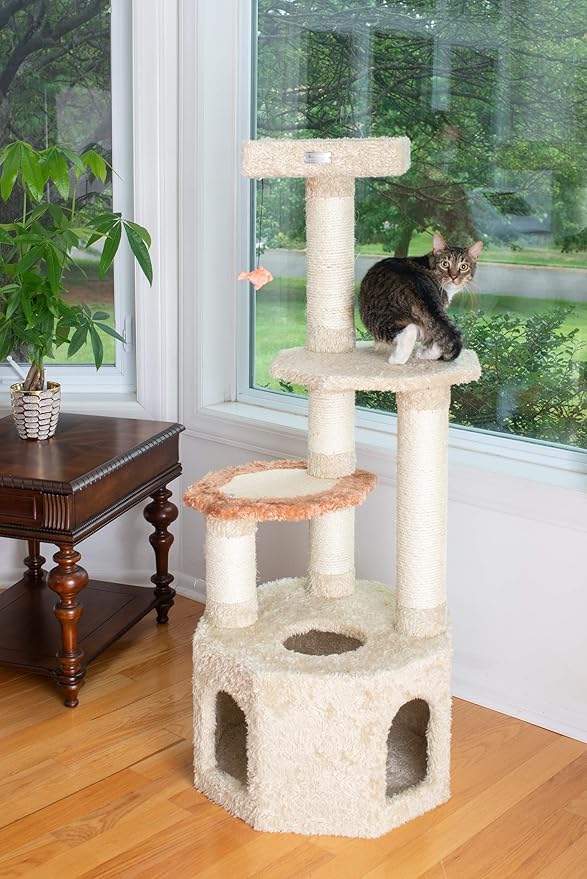 Armarkat Premium Cat Tree Model X5703, Khaki