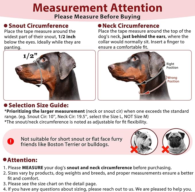 BARKLESS Soft Dog Head Collar, Patented Padded No Pull Head Halter, Training Nose Leash with Safety Link for Medium Large Dogs, Adjustable Muzzle Leash, Easy Control for Walking (L, Red)