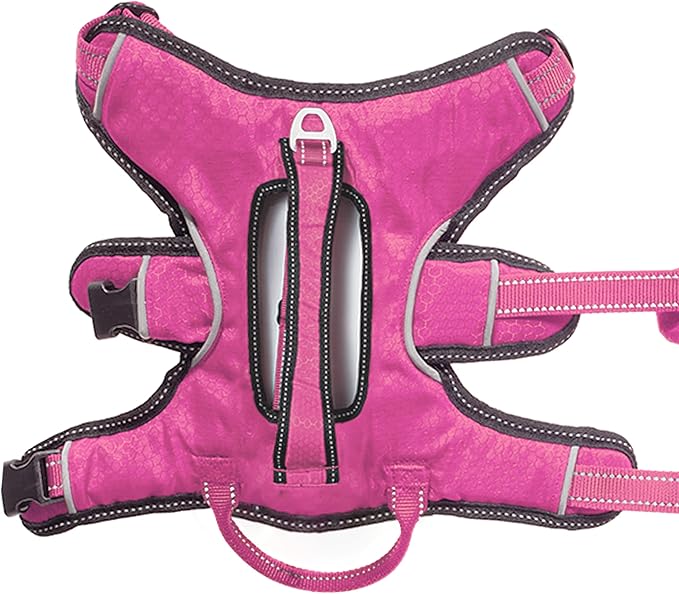 Tuff Pupper Escape Proof No Escape Dog Harness | 5 Point Adjustable Fit Harness for Dogs | Padded Dog Harnesses | Handle Dog Lift Harnesses