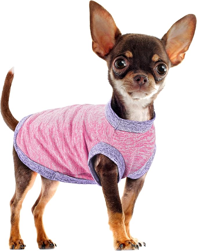 Chic Ion Polyester Dog Vest: Adorable Fashion Apparel for Small, Medium, and Large Breeds, Moisture-Wicking, Soft, Anti-Static, Durable, and Easy-to-Clean Design - Pink L