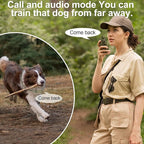 Shock Collar for Dogs, 2 Dogs Training Collar, 4500 FT Waterproof Bark Collar, Rechargeable Electric Collar with Recording & Calling & Vibration & Shock for All Breeds (Camouflage 2 Pack)