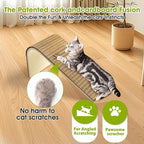 cat Scratching Post-Cat Scratching Pad with Cork