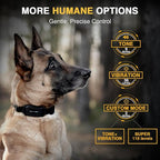 ABBIDOT Dog Training Collar-4500 FT Dog Shock Collar with Remote Control, IPX7 Waterproof with 6 Training Modes, Beep, Vibration, Safe Shock, Enhanced Night Light (5-120 lbs)