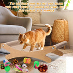 25 Pcs Kitten Starter Kit for Indoor Cats Include Cat Scratching Post, Sisal Scratcher Bed, Brushes, Nail Clipper, Balls for Indoor Kittens Supplies Accessories Welcome Gift