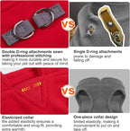 BEAUTYZOO XS Dog Sweaters, Soft Fleece Vest Pullover Dog Jacket with D-Ring Leash Attachment, Warm Winter Dog Clothes Cold Weather Doggy Chihuahua Sweater for Small Dogs Cats Boy or Girl, Red XSmall