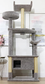 Extra-Large Cat Tower – 82" Tall | Handcrafted USA Cat Tower Tree