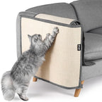 NATUYA Furniture Protectors from Cats-Cat Couch Protector Large Sisal Cat Scratching Mat-Protect Sofa Corner Cushion Chair (Sisal Armrest - Right)