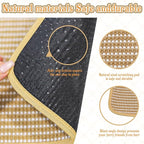 Rabbit Scratching Pad, Sisal Scratching Pad for Bunny, Guinea Pig, Cat. Resting Mats for Cages, Forage Grass Mat Indoor Essentials Accessories (3PCS)