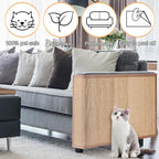 Newwiee 2 Pcs Cat Scratch Furniture Protector Mat Sofa Couch Protector for Cats Pet Scratching Pads for Couch, Sofa, Chair, Easy Installation(19.7 x 31.5 Inch)