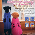 Queenmore Soft Fleece XXL Dog Sweater, Warm Winter Jacket with Leash Hole, Dachshund Cats & Doggy to Boy or Girl, (Pink, XXL)