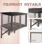 Cat Catio Outdoor Window Enclosure for Large Cats - Expandable Cat Window Bed for Napping, Sunbathing & Enjoying Scenery