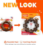 Nylabone Textured Ring Power Chew Toy for Large Dogs, Durable Dog Toys for Aggressive Chewers, Strong Dog Chew Bones To Keep Them Busy, Flavor Medley, X-Large - 50+ lbs, 1 Count