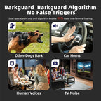 [2025 New Tech] Smart Bark Collar with Bark Tracking for Large Medium Small Dogs 8-130lbs, Rechargeable Anti Barking Training Collar with 9 Adjustable Sensitivity & 4 Shock Levels