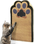 Lukamoo® Cat Scratching Pad, Wall Mounted Scratcher for Indoor Cats (Medium (24'' x 16'')) (Cinnamon)
