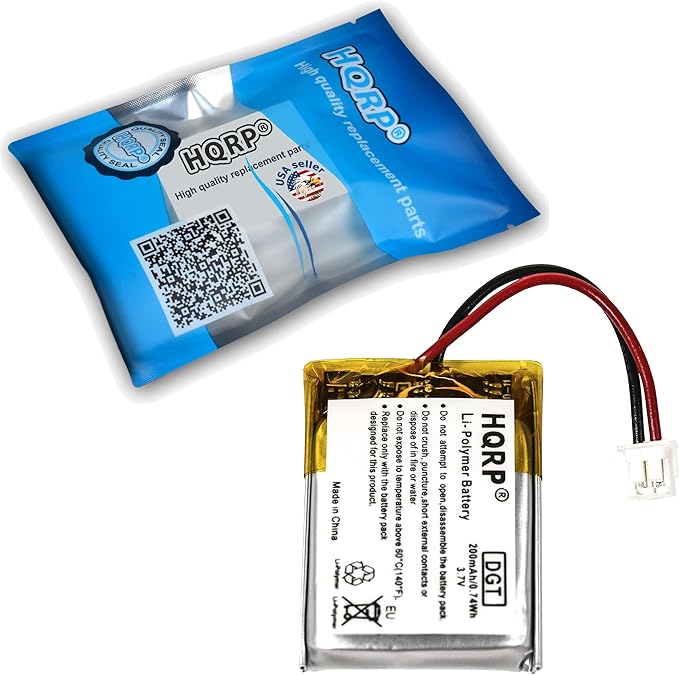 HQRP Battery Kit Compatible with Sportdog SAC54-13735 FieldTrainer 425, 425S, SD-425, SD-425S, SR-225, SR-225S Field-Trainer Remote Controlled Dog Training Collar Receiver Transmitter SAC54-13734
