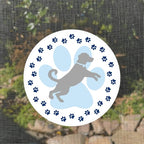 Screen Door Magnets Double Sided – Keep People, Kids, and Dogs from Running into The Screen Door - Robbins Aria Dog Paw