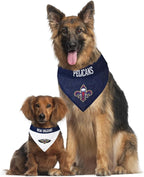 Pets First NBA Dog Bandana - New Orleans Pelicans Reversible Pet Bandana. 2 Sided Home & Away Sports Bandana with a PREMIUM Embroidery TEAM Logo, Large/X-Large