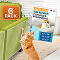 Reli. Cat Scratch Furniture Protector (6 Pack - Combo Pack - M, L, XL Sizes) Double Sided Cat Scratching Pads/Couch Protector from Claws | Clear Anti Scratch Furniture Shield