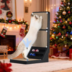 Cat Scratching Board Kitten Scratching Ball Wall Scratchers for Indoor Cats L Shaped Cat Scratcher Cats with Scratcher Pads Black