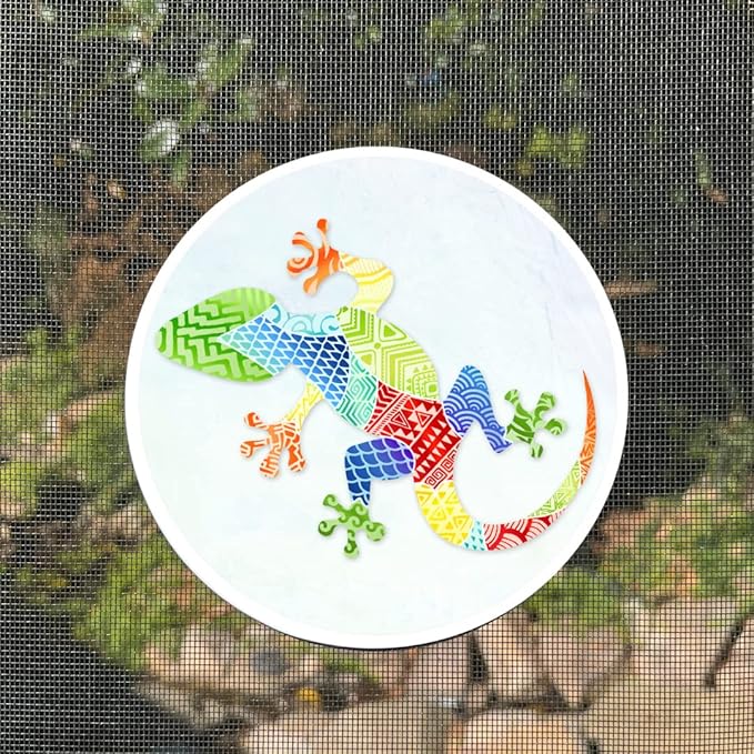 Screen Door Magnets Double Sided – Keep People, Kids, and Dogs from Running into a Screen Door. Saver - Robbins Aria Gecko