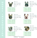 iChoue English Bulldog Easter Bunny Shirts Outfit Clothes Costumes Rabbit Vest with 3D Butterfly Decor for Dogs American Bully - Pink/XXLarge