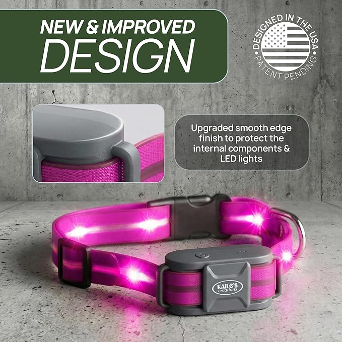 Dog Shock Collar (New Version) with 360° LED Lights – 4200FT Dog Training Collar with Remote, IPX8 Waterproof, Beep/Vibration/Safety Shock Modes, Rechargeable E-Collar for Dogs