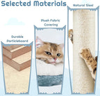 Yaheetech 45.5in Ocean-Themed Cat Tree Multi-Level Cat Tower, Plush Pet Furniture with Shark's Mouth-Shaped Nest, Sea Star-Shaped Perch, Jellyfish-Style Hammock for Indoor Kitty