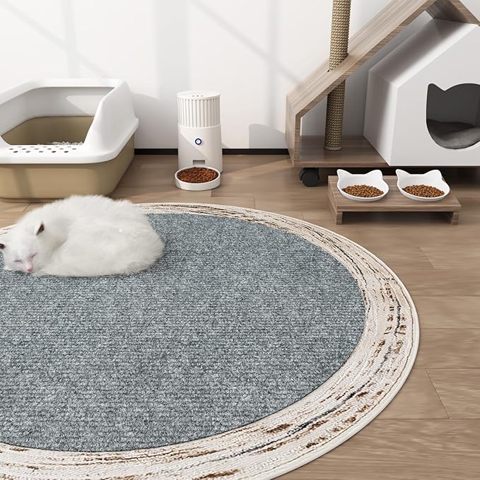 LaCheery Cat Anti Scratch for Furniture Protectors from Cats Scratching 15.8"x79" Cat Scratch Mat for Couch Sofa Protector for Cats Self Adhesive Scratching Pad for Wall Corner Floor Furniture Cover
