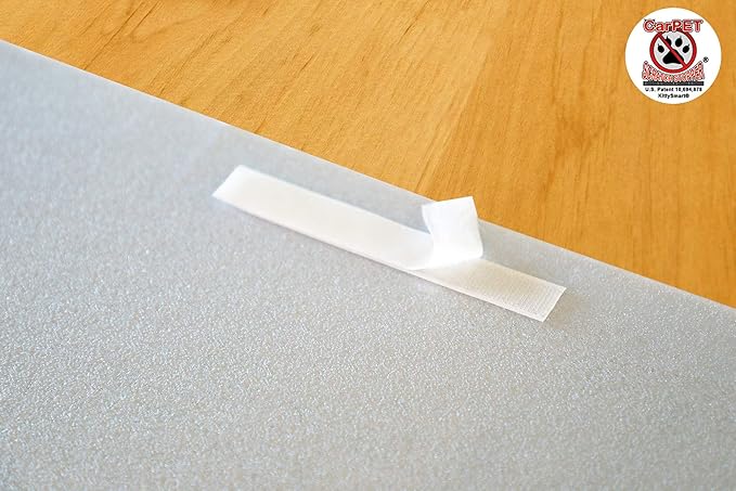 KittySmart Carpet Scratch Stopper Dual Flooring - Stop Cats from Scratching Carpet at Doorways Instantly – Professionally Pre-Cut – Requires No Cutting or Modification - 5 Year Warranty