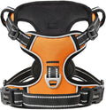 HEELE Dog Harness Harness for Small Dogs No Pull Dog Vest Harness for Small Dog with Soft Padded Handle Reflective for Outdoor Training, Orange, S