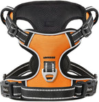 HEELE Dog Harness Harness for Small Dogs No Pull Dog Vest Harness for Small Dog with Soft Padded Handle Reflective for Outdoor Training, Orange, S